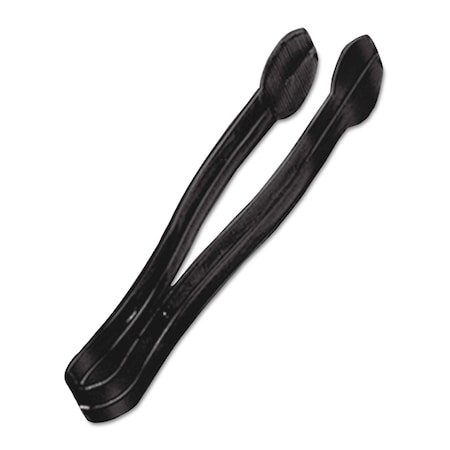 Wna Plastic Tongs, 9", Black, PK48 WNA A7TSBL